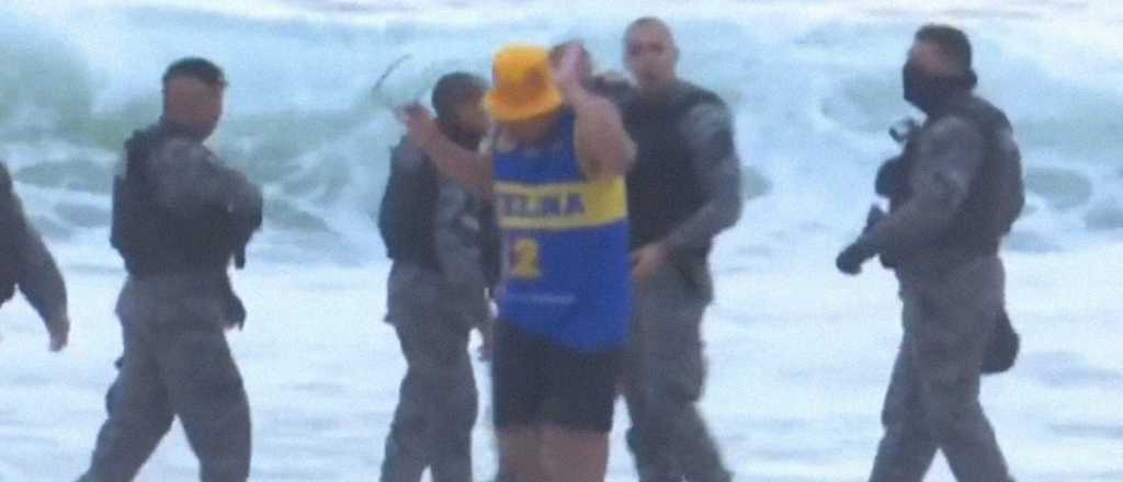 Tensión en Rio: la barra de Fluminense y la policía atacaron a hinchas de Boca