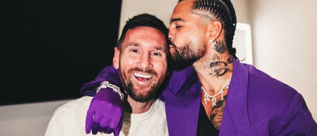 "No cualquiera": la foto de Maluma con Messi que es sensación en redes