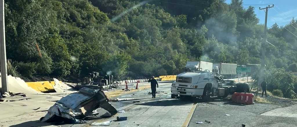 Accidente en Guardia Vieja, en el camino a Chile