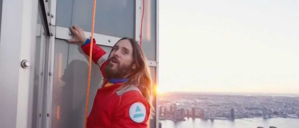 Jared Leto escala el Empire State Building