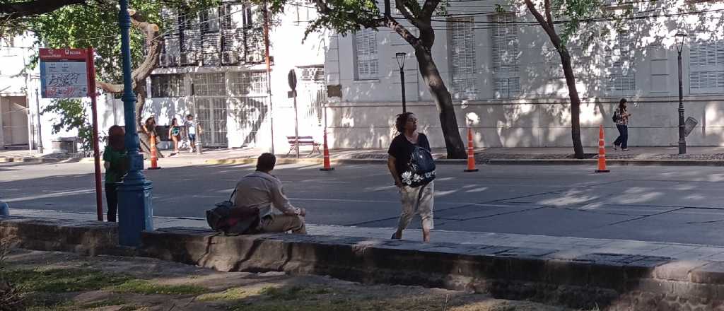 Video: policías forcejearon con una mujer que vendía comida en Ciudad