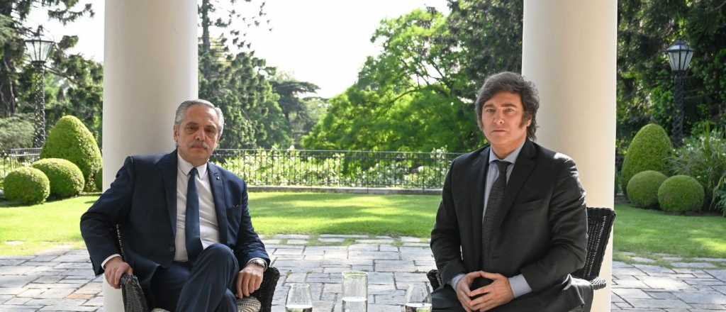 Milei y Alberto Fernández se reunieron en Olivos para iniciar la transición