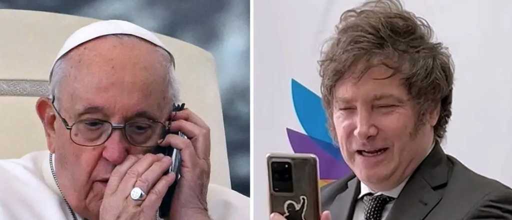 El Papa Francisco se comunicó con Javier Milei para felicitarlo