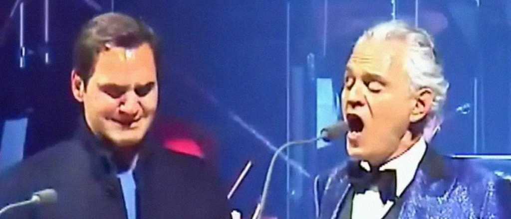 Video: Andrea Bocelli, Federer y un llanto que emociona al mundo