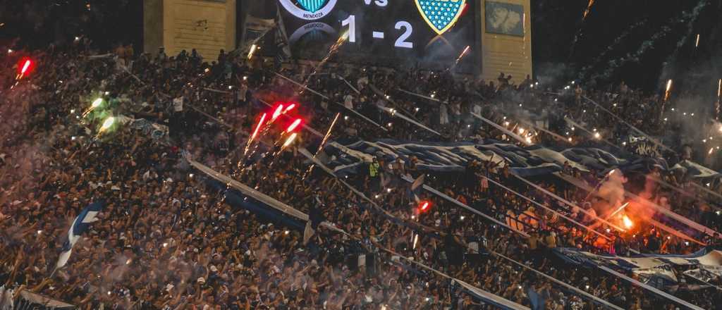 Videos: la tremenda fiesta en las tribunas de Godoy Cruz - Boca