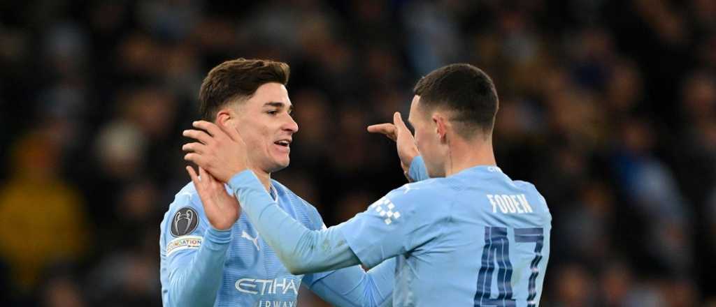 Video: gol agónico de Julián Álvarez para que el City derrote a Leipzig