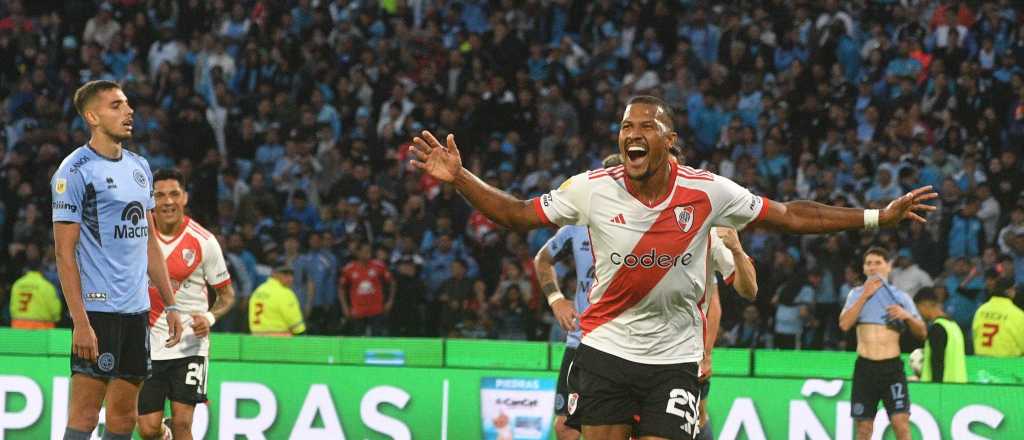 River venció agónicamente a Belgrano y está en semifinales