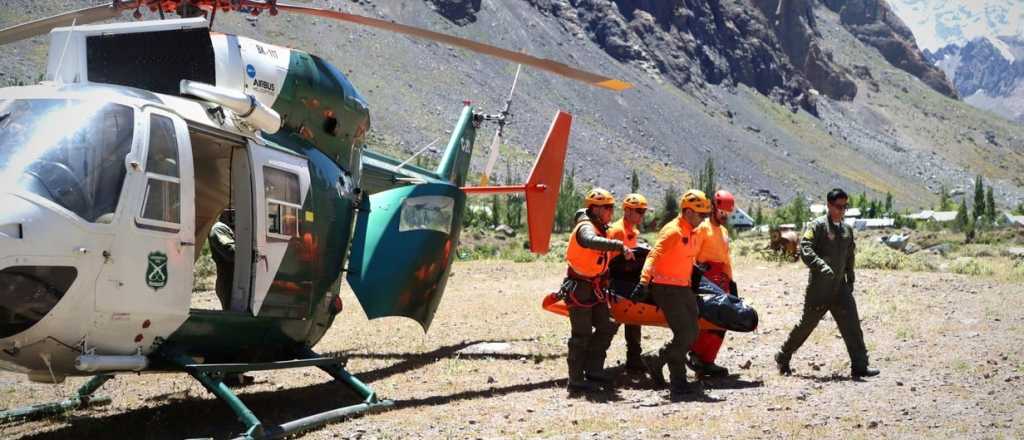 Video del rescate de los cuerpos de los tres andinistas argentinos