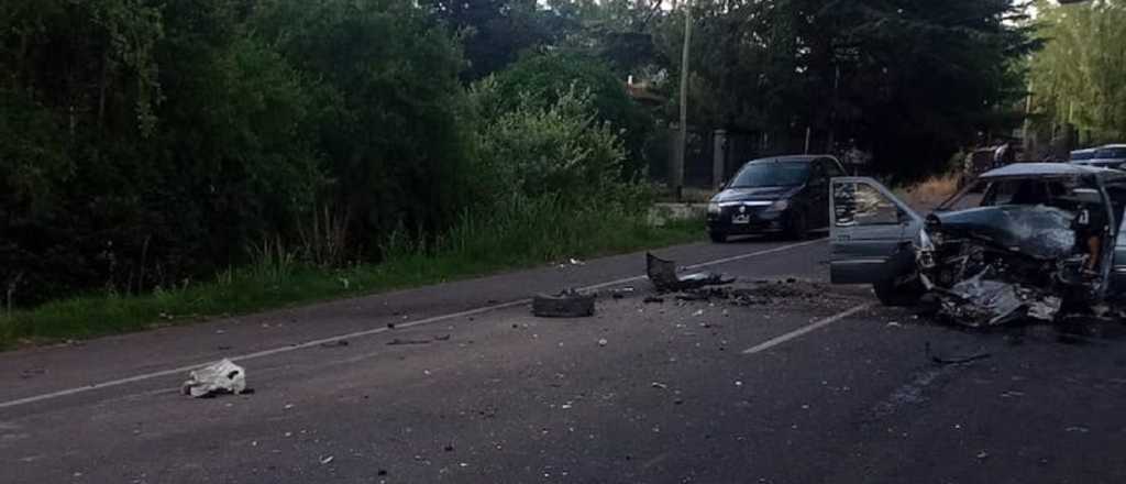 Murió una mujer en un choque frontal en Tupungato