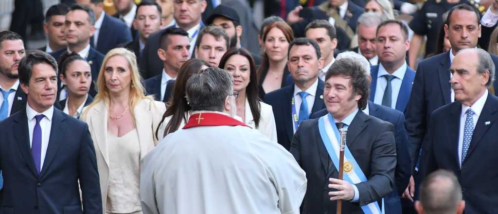 Video: Milei se emocionó en la ceremonia interreligiosa