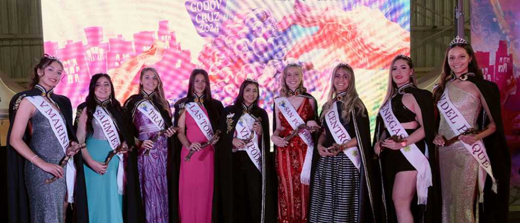 Vendimia: las 9 reinas que este viernes irán por la corona de Godoy Cruz