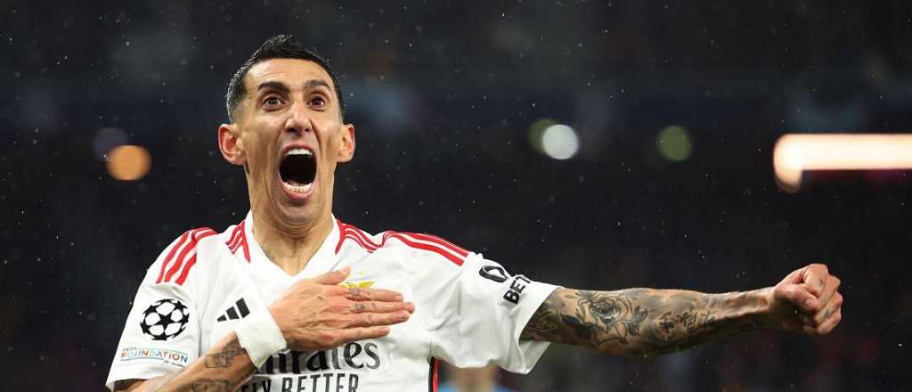 Video: golazo olímpico de Di María para que el Benfica entre a Europa League