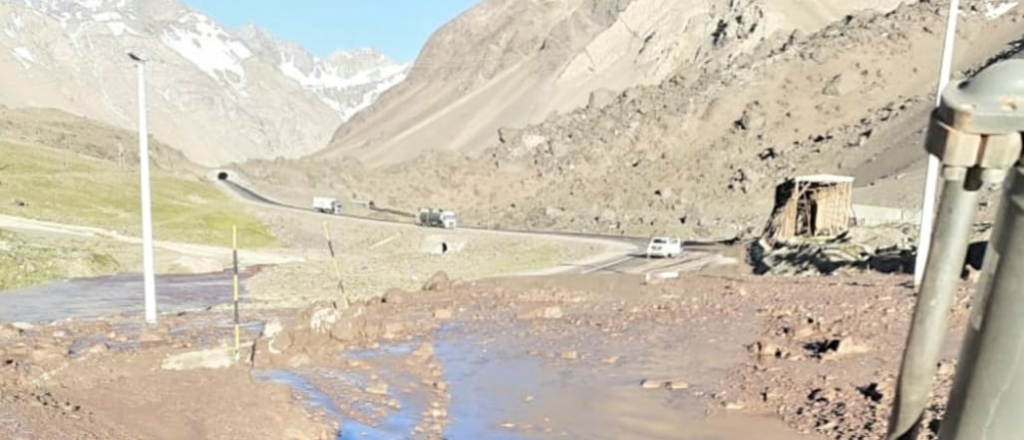 Habilitaron el tránsito en la Ruta 7 camino a Chile