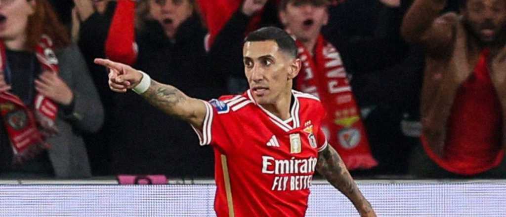 Video: lindo gol de Di María para el pase del Benfica a semis