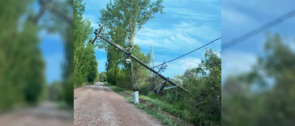 Un tornado provocó estragos en San Rafael