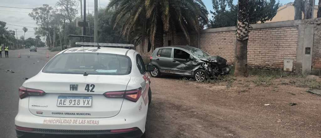 Tragedia en Las Heras: un joven chocó en su moto, cayó a la acequia y murió