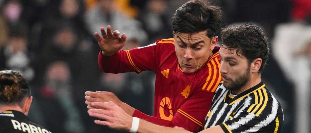 Con Paredes y Dybala, Roma sufrió una dura derrota ante Juventus