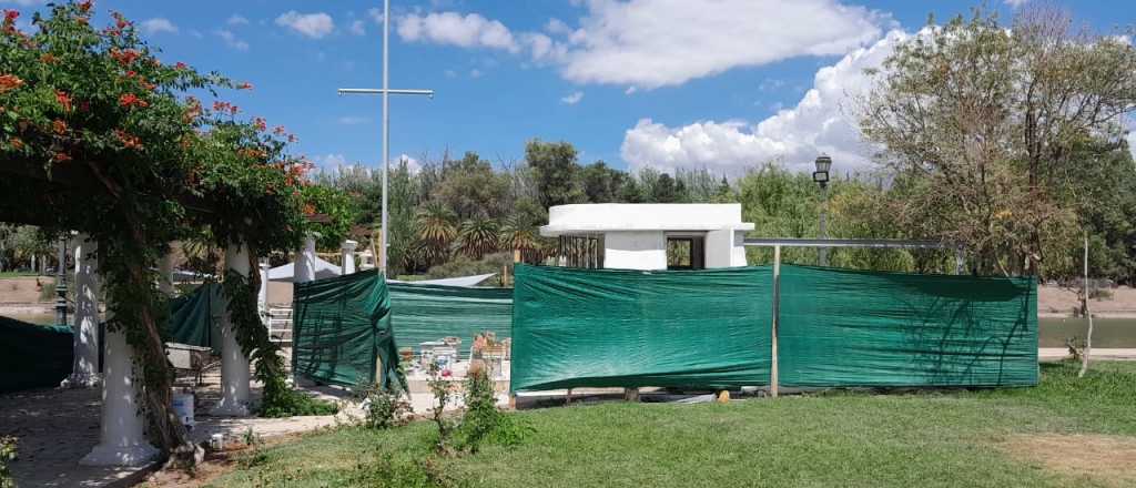 Fotos: las obras en el lago del Parque para que vuelva La Cuyanita