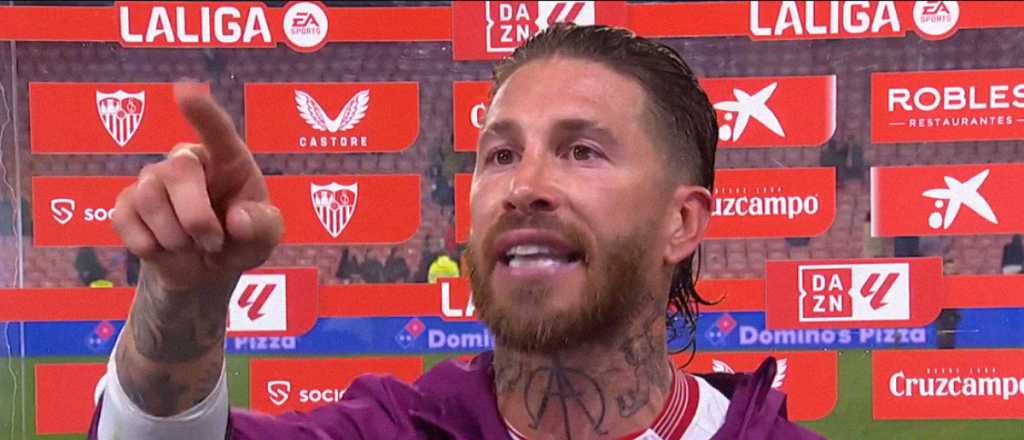 Video: la tremenda bronca de Sergio Ramos en modo "qué mirás bobo"