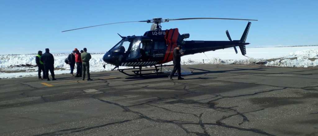 Quedó varado en un cerro de El Challao y fue rescatado en helicóptero