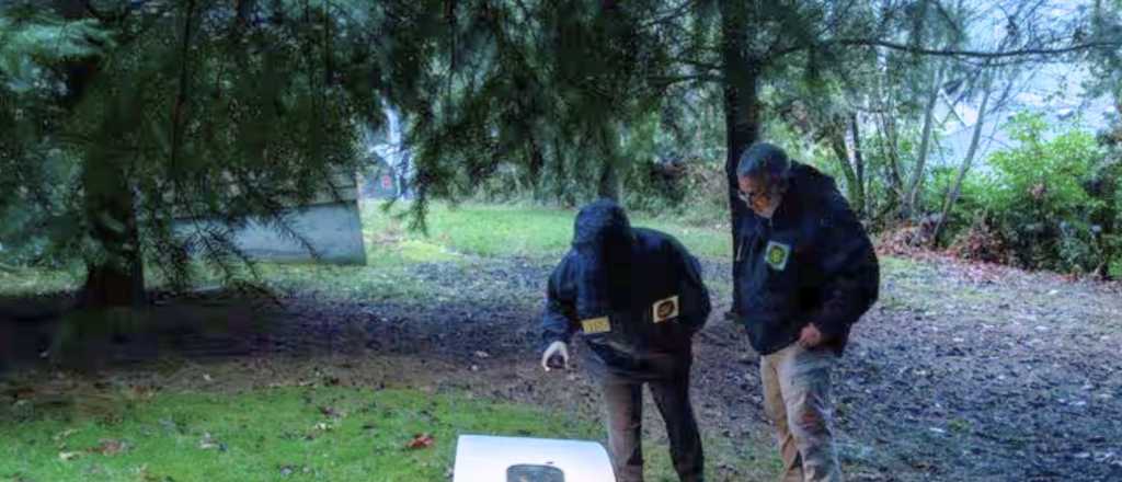 Un maestro encontró en el patio de su casa la puerta del avión perdida en el aire 