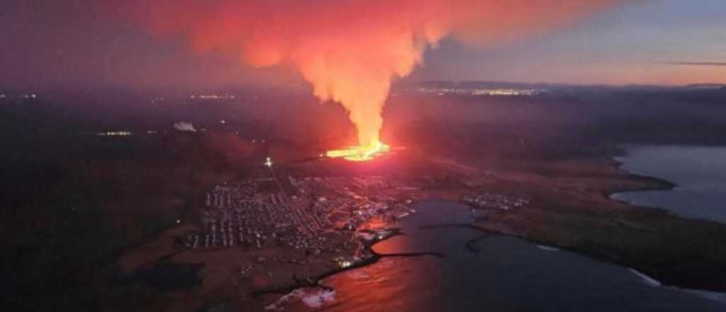 Una erupción en un volcán en Islandia obligó a tomar una drástica decisión