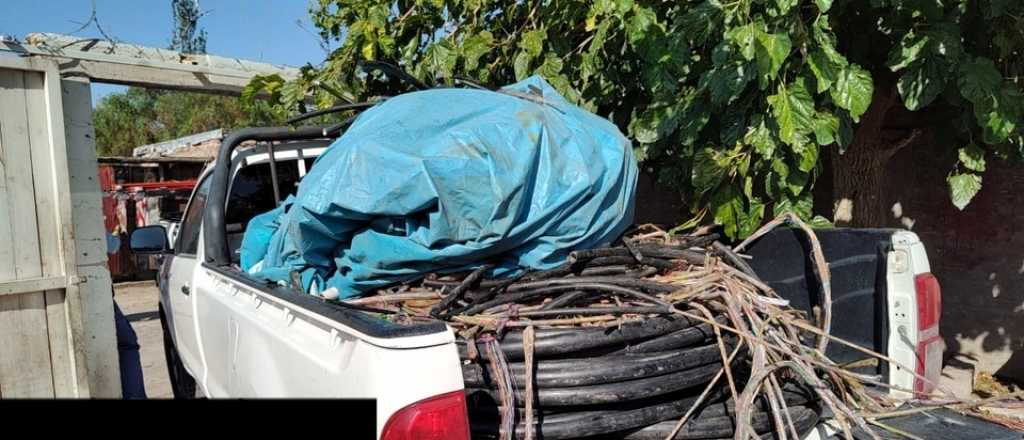 Secuestraron 10 mil kilos de cable y herramientas robadas en Las Heras