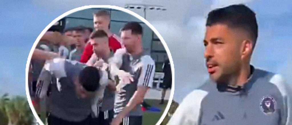 "¡Bobo!": el cachetón de Messi que provocó el enojo y las risas de Suárez