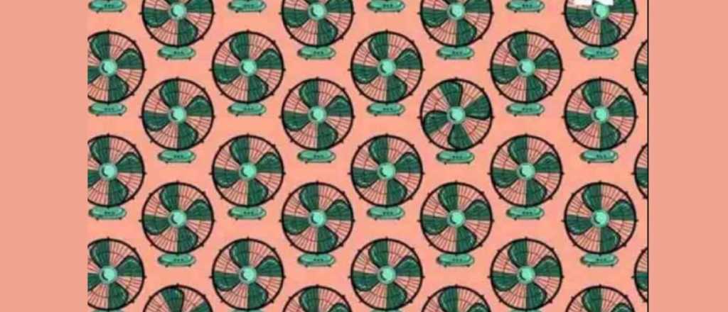 Acertijo visual: encontrá los ventiladores diferentes al resto
