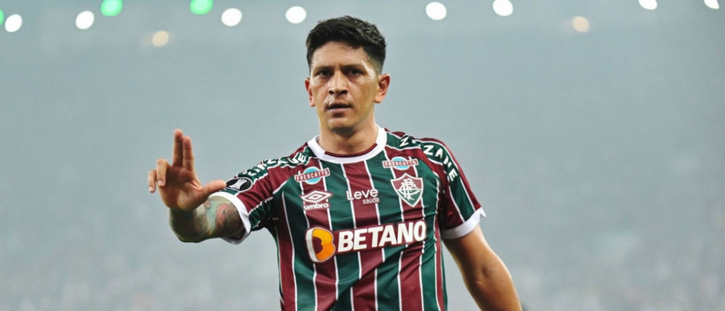 El argentino Germán Cano hizo un tanto en la goleada de Fluminense