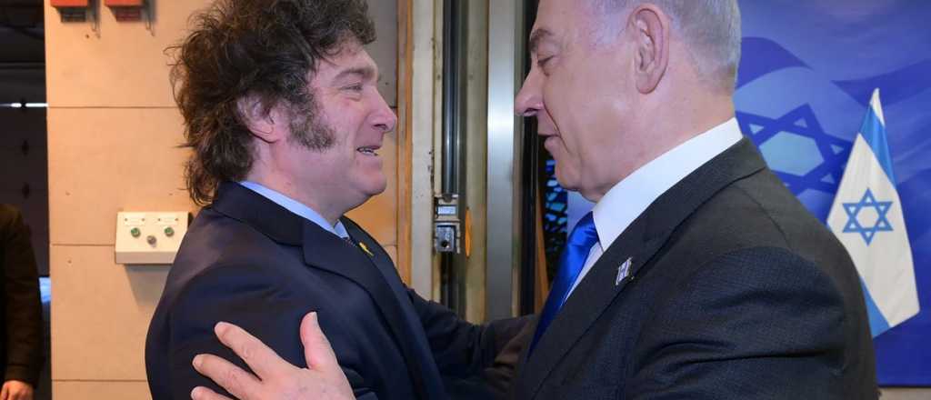 Netanyahu agradeció a Milei por declarar duelo por los niños Bibas