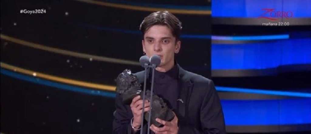 El argentino Matías Recalt ganó el Goya como mejor actor revelación