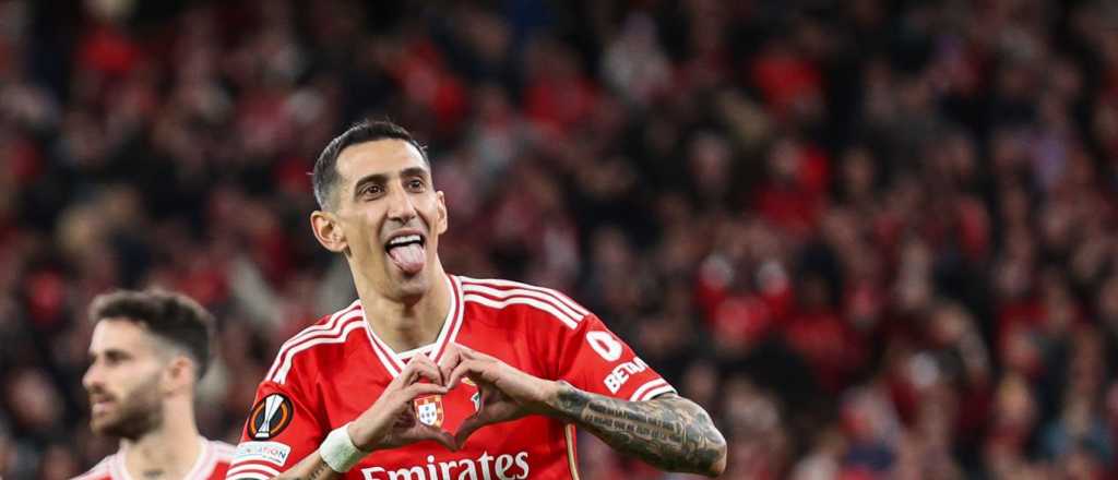 Video: doblete de Di María en la victoria de Benfica