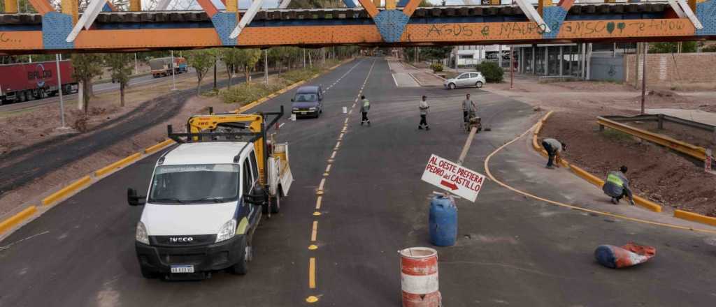 Habilitan el tránsito en un cruce clave de Guaymallén