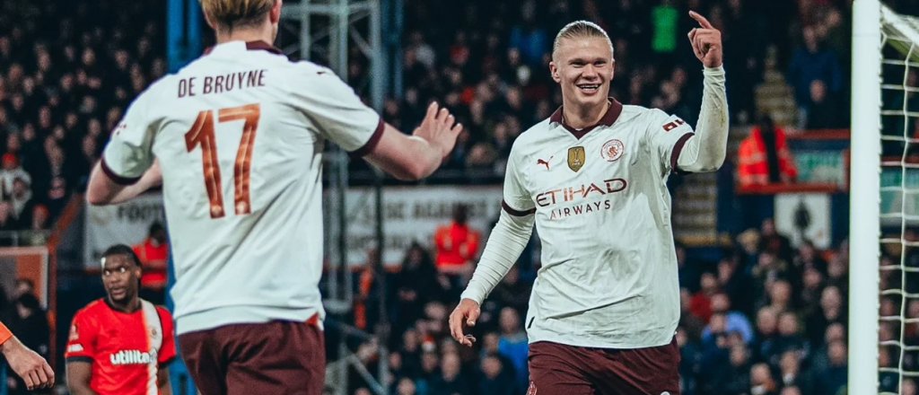 El City ganó, Haaland la rompió y están en cuartos de la FA Cup