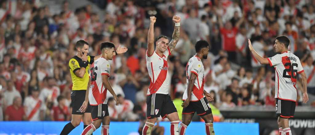 River venció a Gimnasia en el Monumental  y es puntero