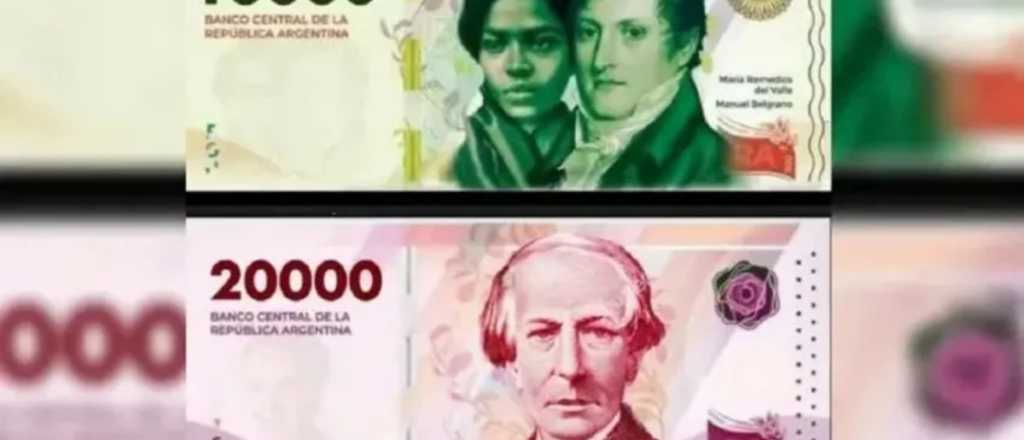 Cuándo salen los billetes de 10 mil y 20 mil pesos