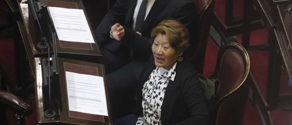 Una senadora libertaria contrató a sus hijos y a varios familiares