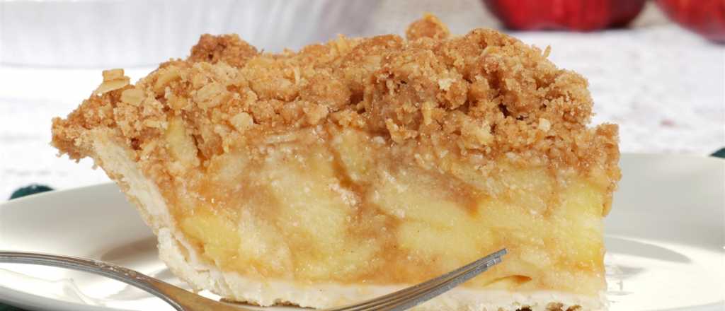 La receta de la abuela: crumble de manzana en pocos minutos