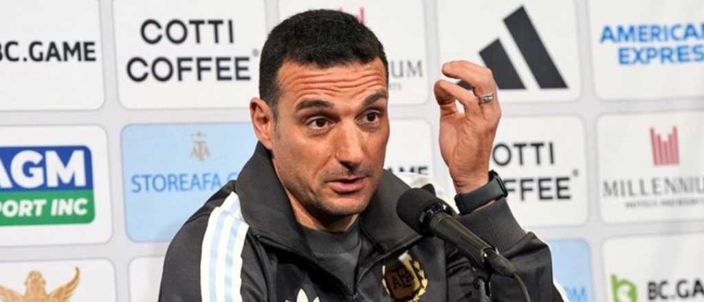 "Todos tienen chances": Scaloni y el armado de la lista para la Copa América