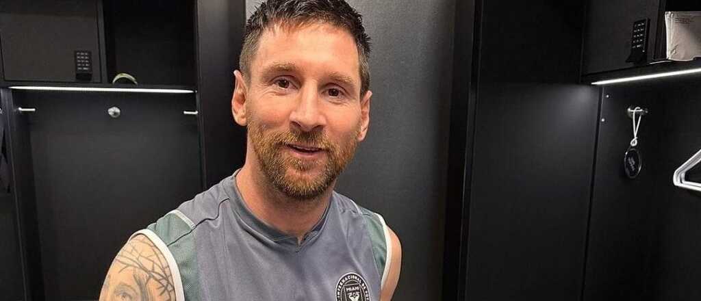 Messi recibió un original regalo y sorprendió a todos