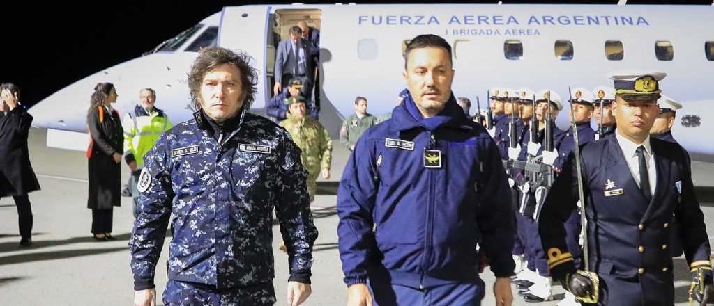 Milei y Petri fueron a Ushuaia para estrechar la alianza con EEUU