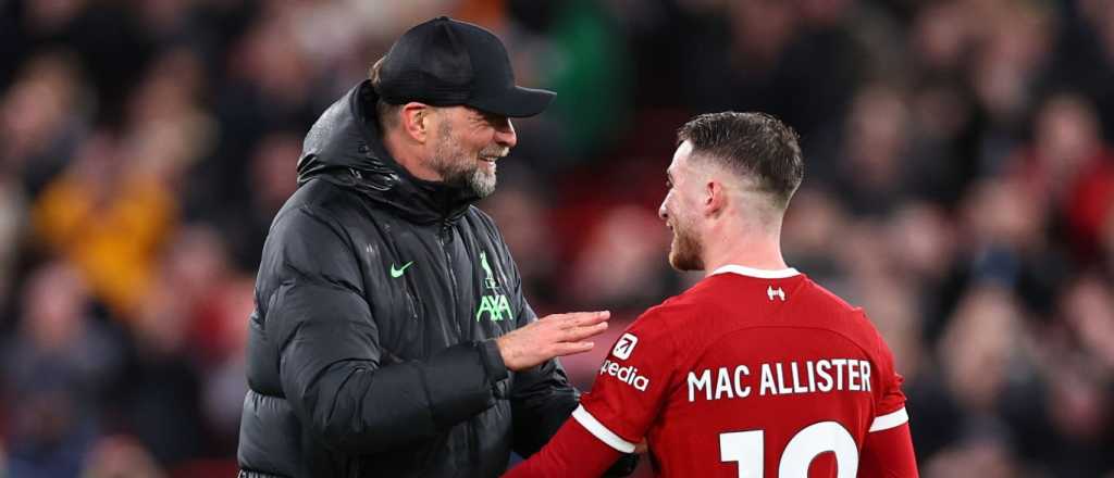 El tremendo elogio de Jürgen Klopp para Alexis Mac Allister