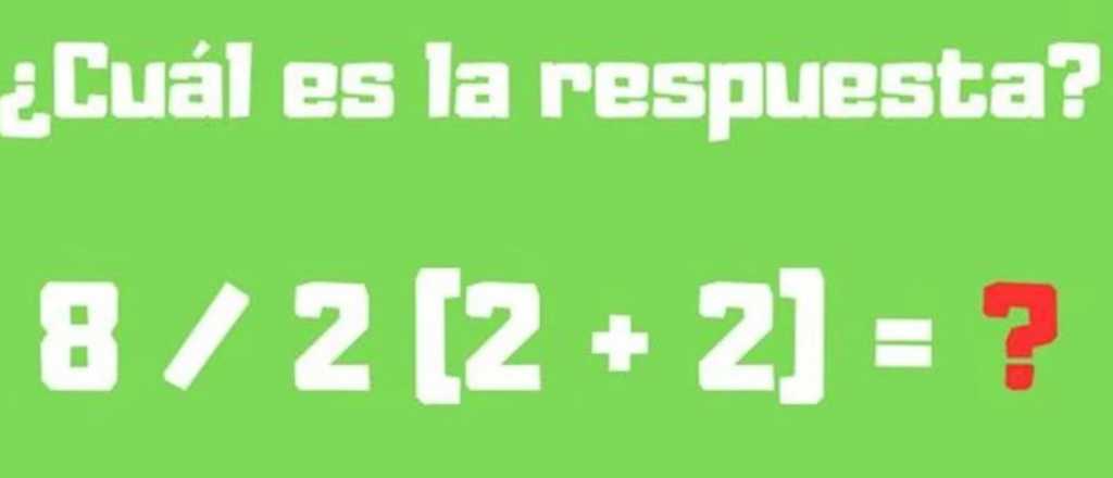 Reto matemático: demostrá tu habilidad mental y resolvé la consigna