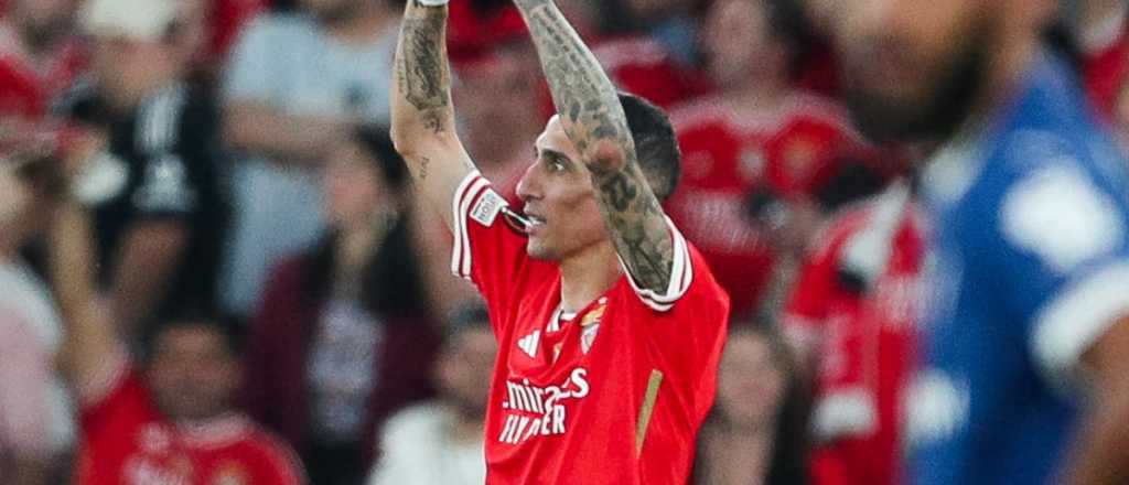 Video: lindo gol de Di María en el triunfo de Benfica ante Marsella