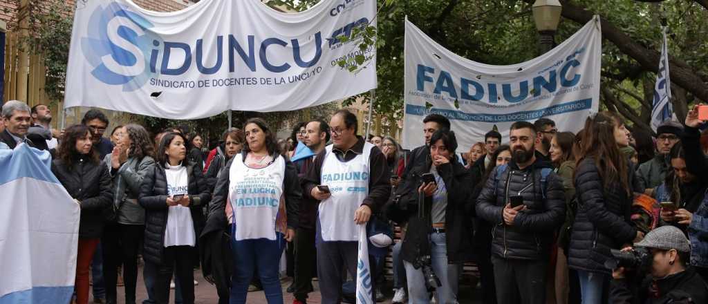 Los docentes de la UNCUYO vuelven a parar la semana que viene