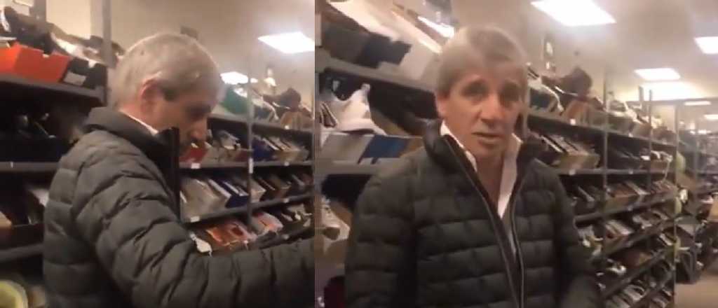 Video: Caputo fue increpado en EE.UU. comprando zapatillas