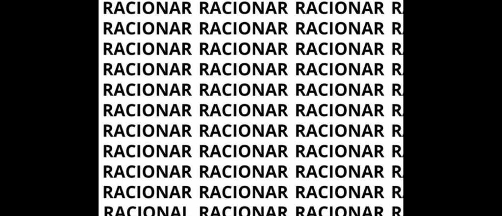 Sopa de letras: ¿podés encontrar la palabra "racional"?