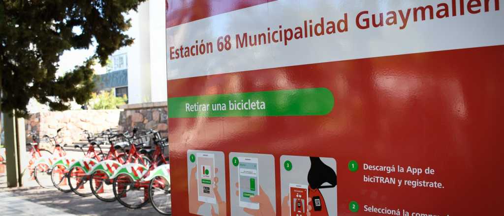 Guaymallén suma tres estaciones más del biciTRAN