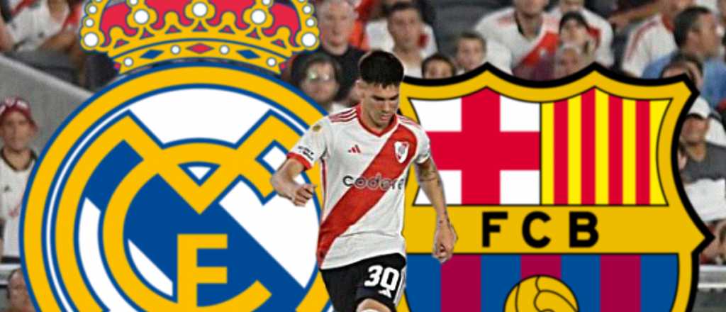 La figura de River por la que se pelean Real Madrid y Barcelona